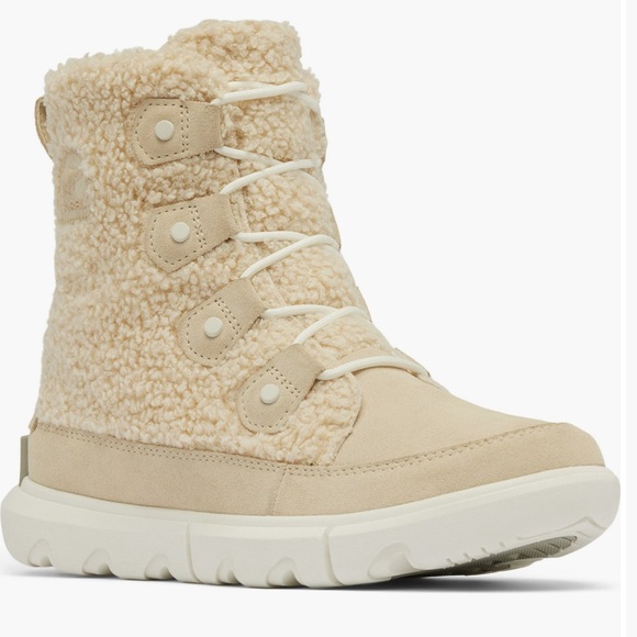 Sorel Tan Shearling Winter Boots - waterproof boot #23 - Picture 6 of 9